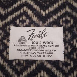 Fairbo Woolen Mill,  Vintage, Wool, Throw